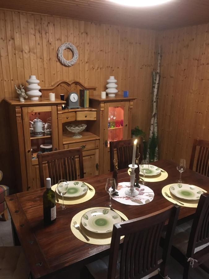 Kranich-Holzferienhaus 'Kleine Auszeit' Rehden Exterior foto